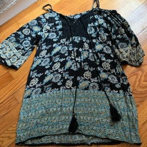 Soft,breathable, flowy off shoulder dress